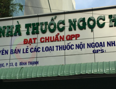 Làm bảng hiệu Alu chữ nổi quận 3 giá rẻ